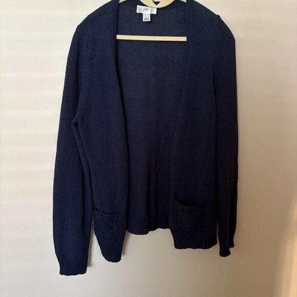 Navy Cardigan from Ann Taylor Loft size Large - Picture 1 of 6